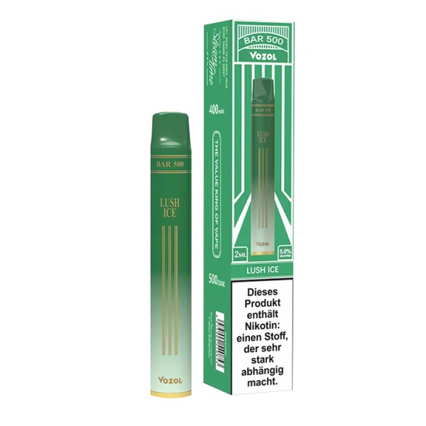 Vozol Bar 500 Disposable Einweg E-Zigarette Lush Ice