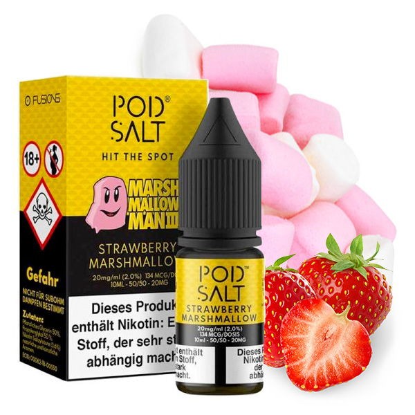 Strawberry Marshmallow Liquid Pod Salt Fusion