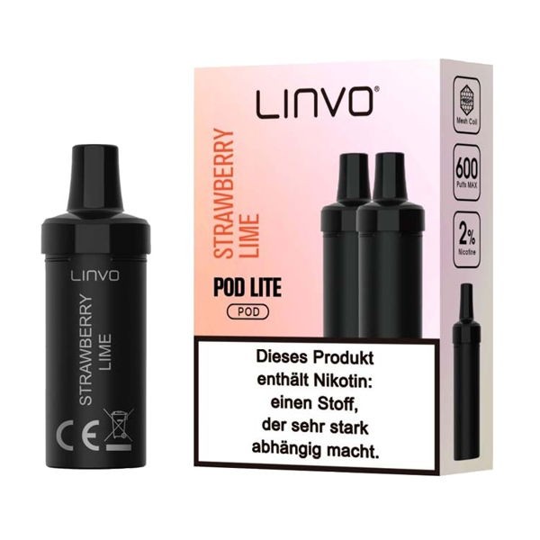 Strawberry Lime Prefilled Pod Lite LINVO BAR