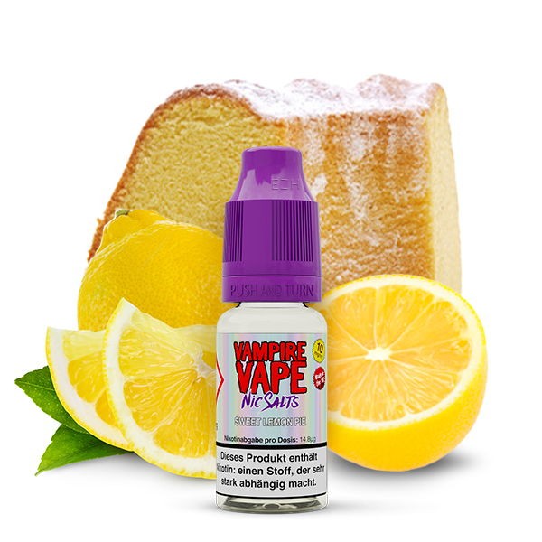 Sweet Lemon Pie Nikotinsalz Liquid Vampire Vape