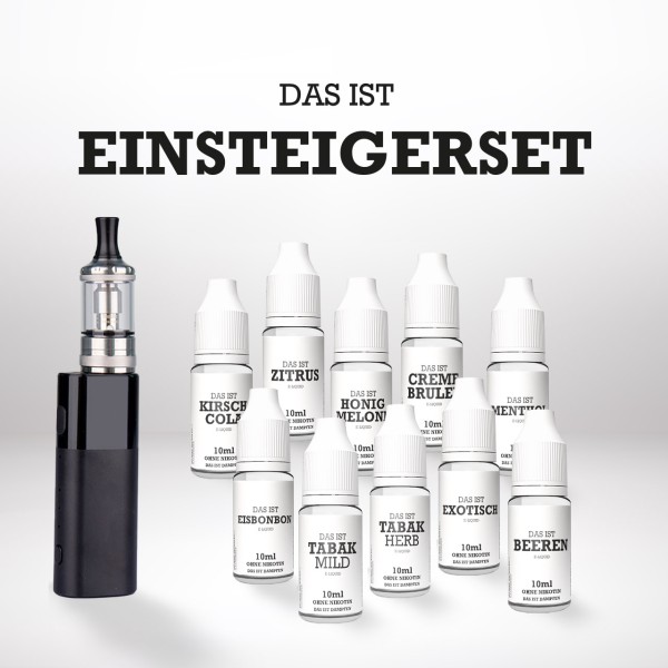 Einsteigerset E-Zigarette & Liquid