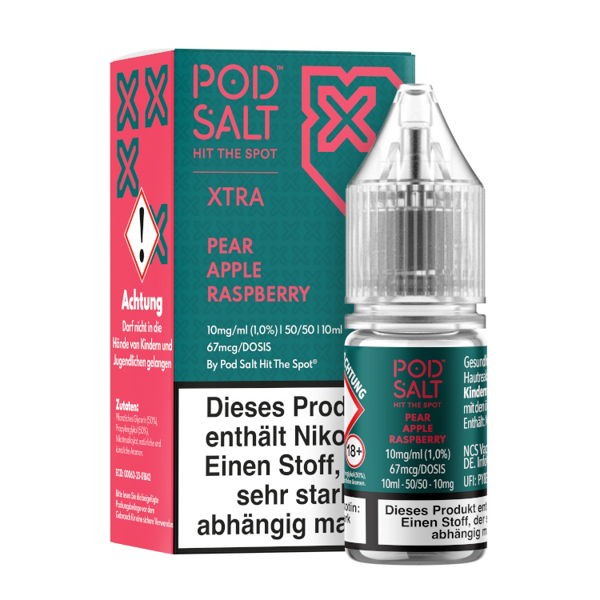 Pear Apple Raspberry Nikotinsalz Liquid Pod Salt Xtra 10 mg/ml