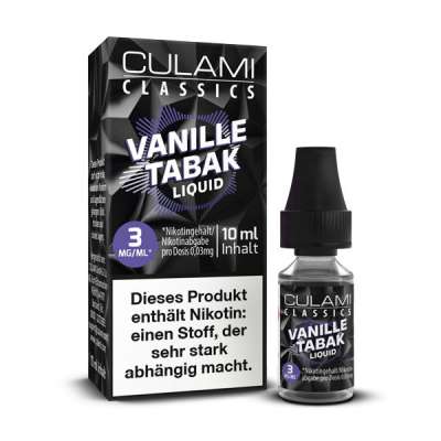 Vanille Tabak Liquid Culami