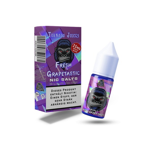 Fresh Grapetastic Nikotinsalz Liquid Tornado Juices