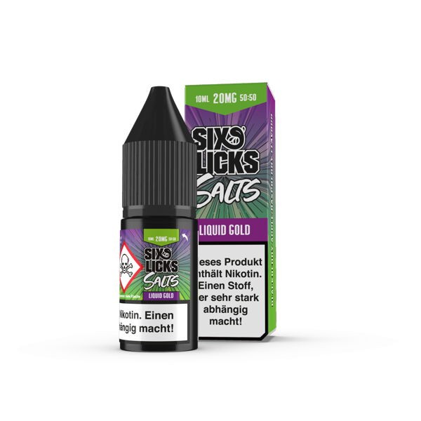 Liquid Gold 20 mg Nikotinsalz Six Licks