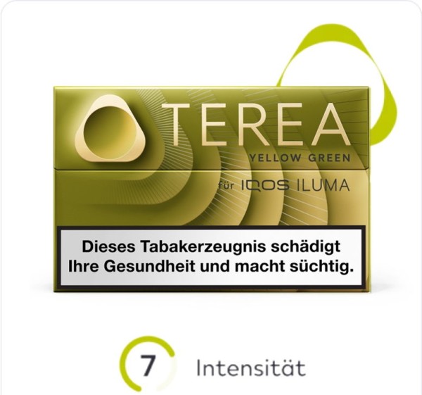 TEREA Tabaksticks Yellow Green Selection IQOS ILUMA