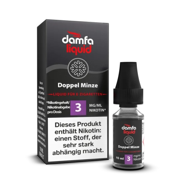 Doppel Minze V2 Liquid Damfaliquid 3 mg/ml