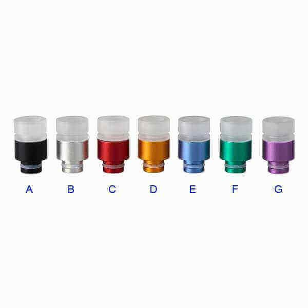 Aluminium Transparent Acrylic Drip Tip