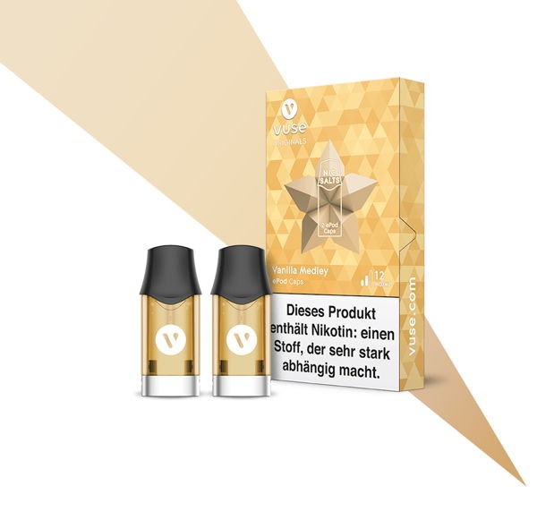 Vanilla Medley Nic Salts Caps Vuse ePod
