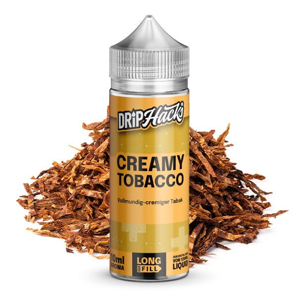 Creamy Tobacco Longfill Aroma Drip Hacks Geschmack