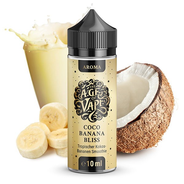 Coco Banana Bliss Longfill Aroma The Age of Vape Geschmack