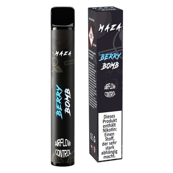 MaZa Disposable Einweg E-Zigarette Berry Bomb 20 mg/ml