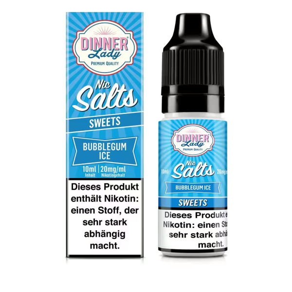 Bubblegum Ice Nikotinsalz Liquid DINNER Lady 20 mg/ml