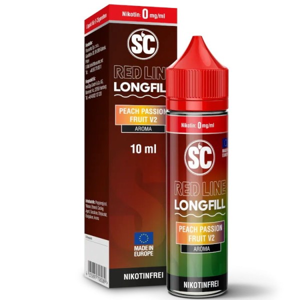 Peach Passion Fruit V2 Longfill Aroma SC Red Line