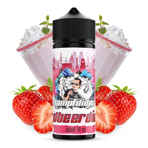 Dampfdidas Longfill Aroma Erdbeerdidas 10 ml Geschmack