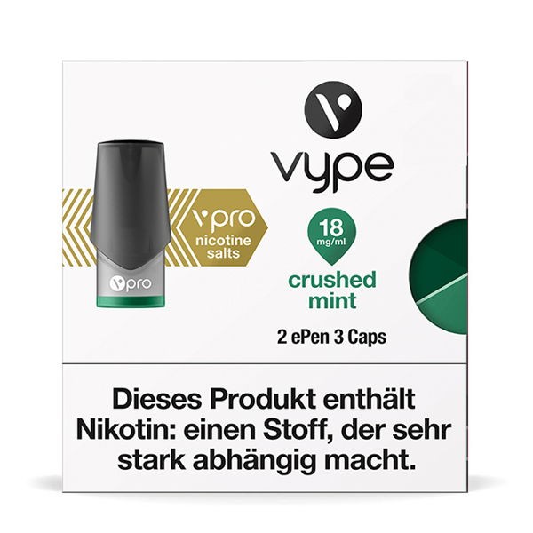 Crushed Mint Caps vPro Vype ePen3