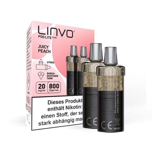 Peach Ice Prefilled LINVO Pod Lite Plus