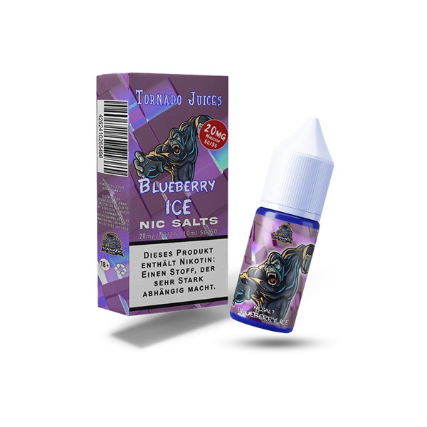 Blueberry Ice Nikotinsalz Liquid Tornado Juices