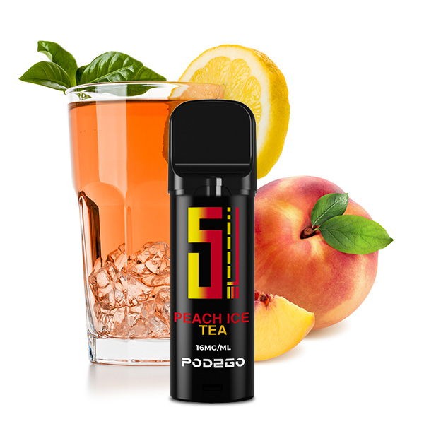 Peach Ice Tea Prefilled Pod 5EL Pod2Go 16 mg/ml