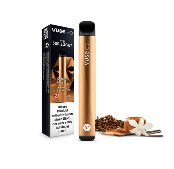 Vuse GO Einweg E-Zigarette Creamy Tobacco