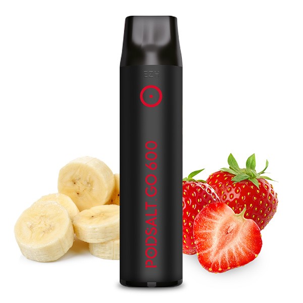 Pod Salt Go 600 Einweg E-Zigarette Strawberry Banana