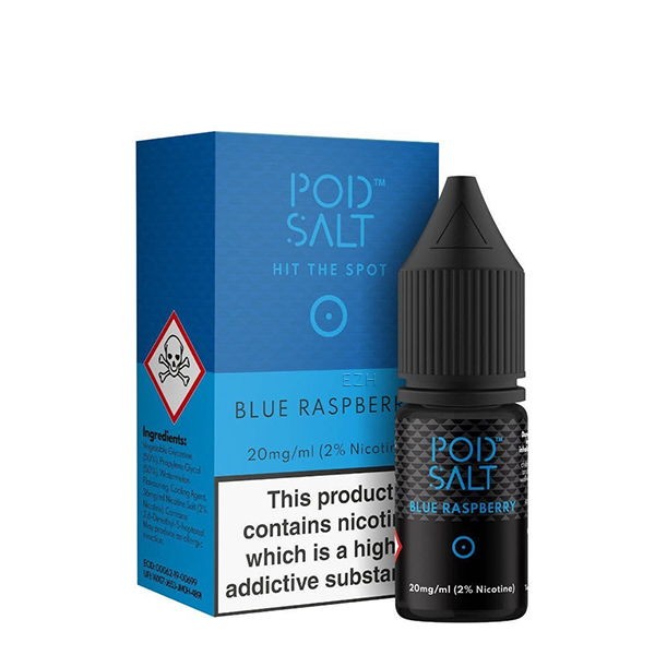 Blue Raspberry Nikotinsalz Liquid Pod Salt Verpackung