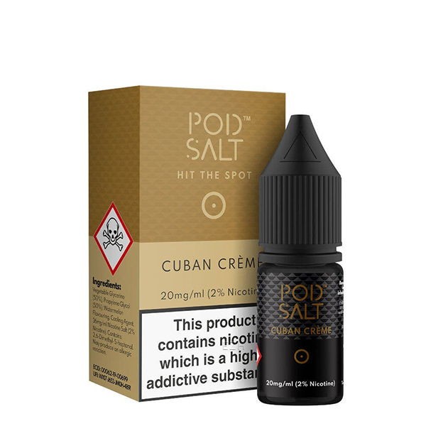 Cuban Creme Nikotinsalz Liquid Pod Salt Verpackung