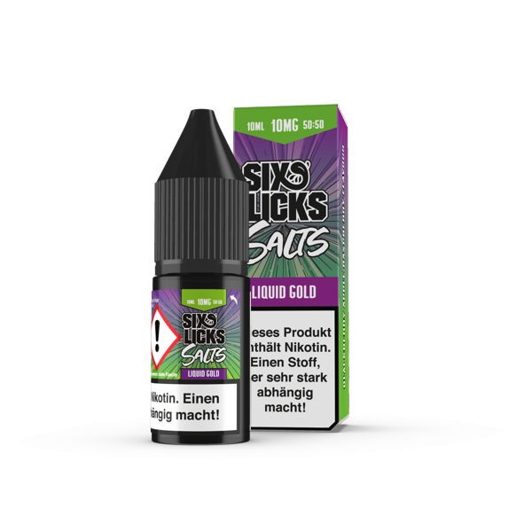 Liquid Gold Nikotinsalz Six Licks