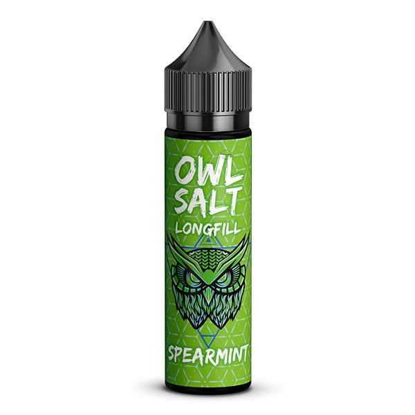 Spearmint Longfill Aroma OWL Salt Flasche