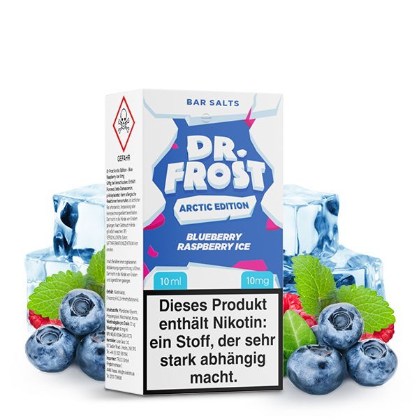 Dr. Frost Arctic Edition Blueberry Raspberry Nikotinsalz Liquid 10 mg/ml Geschmack