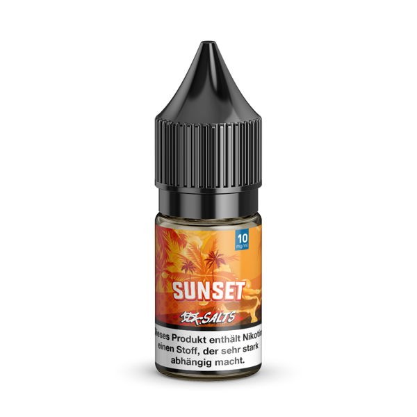 Sunset Nikotinsalz Liquid 187 Salts 10 mg/ml Flasche
