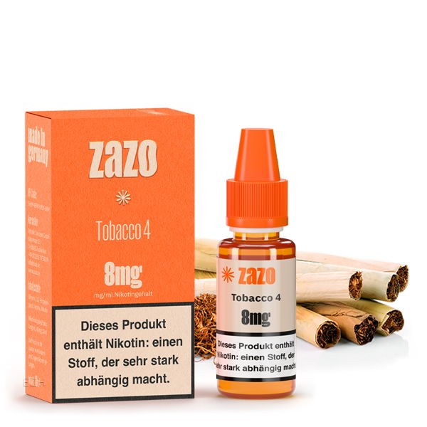 Tobacco 4 American Blend Liquid Zazo 8 mg/ml