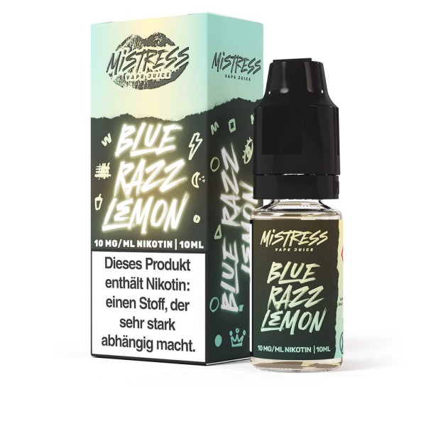 Blue Razz Lemon Nikotinsalz Liquid Mistress Vape Juice