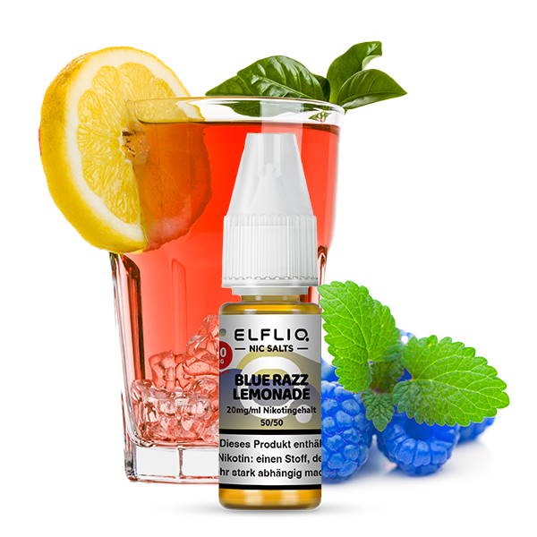 Blue Razz Lemonade Nikotinsalz Liquid Elfliq by Elfbar 20 mg/ml Geschmack