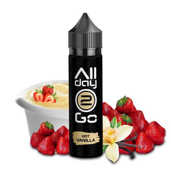 Hot Vanilla Longfill Aroma Allday 2 Go Geschmack