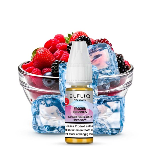 Frozen Berries Nikotinsalz Liquid Elfliq by Elfbar 10 mg/ml Geschmack