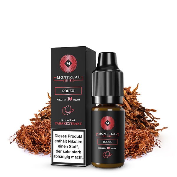 Rodeo Nikotinsalz Liquid Montreal Original 10 mg/ml Geschmack