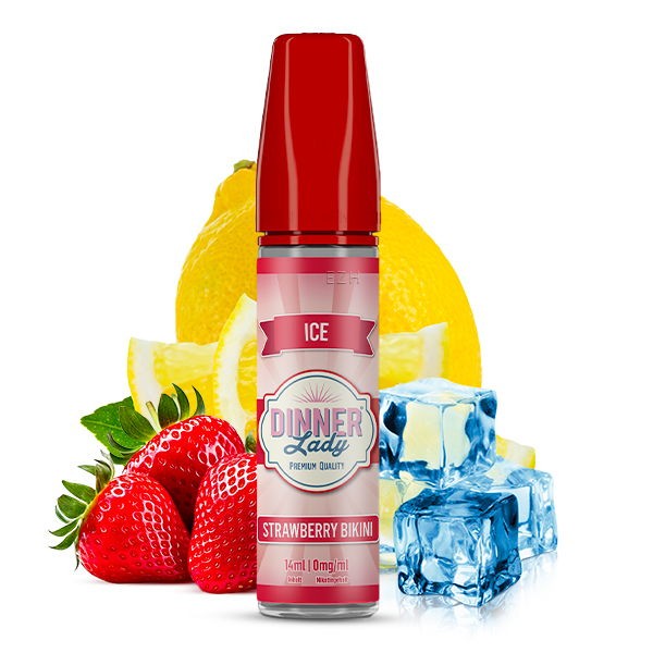 Strawberry Bikini ICE 14ml Longfill Aroma DINNER Lady Geschmack