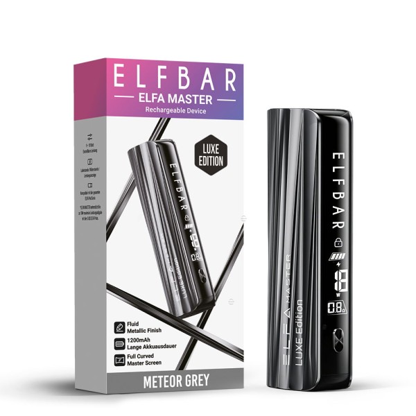 Elf Bar ELFA MASTER Luxe Edition Prefilled Pod Akkustick Meteor Grey