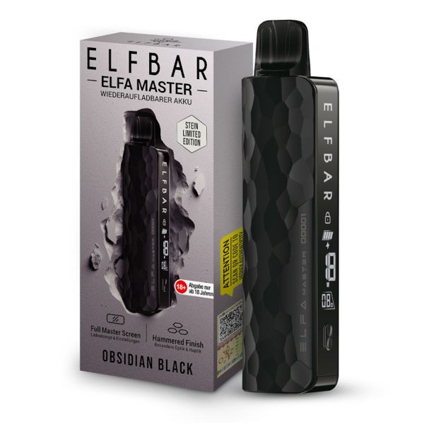 Elf Bar ELFA MASTER Prefilled Pod Akkustick - Limited Edition Obsidian Black