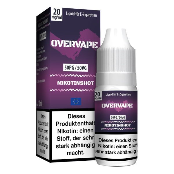 Nikotin Shot 20 mg/ml Overvape 50/50