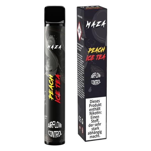 MaZa Disposable Einweg E-Zigarette Peach Ice Tea 20 mg/ml