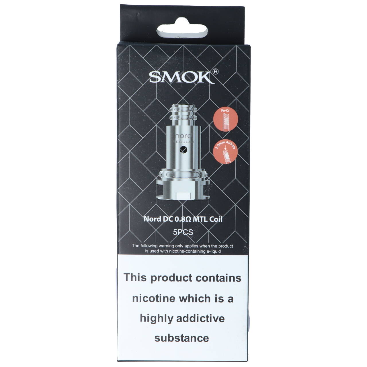 Smok Nord 2 Nord DC 0,8 Ohm MTL Coils Verdampferköpfe
