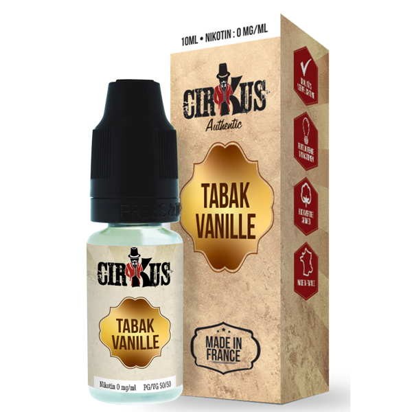 Authentic CirKus Tabak Vanille Liquid