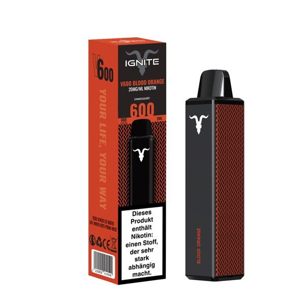 IGNITE Vape Einweg E-Zigarette Blood Orange