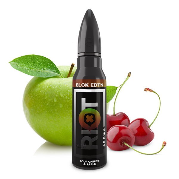 Sour Cherry Apple Longfill Aroma Riot Squad Black Geschmack