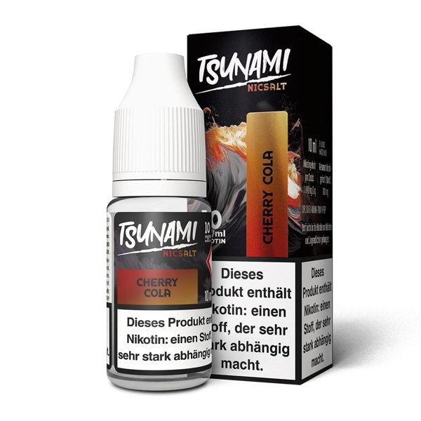 Cherry Cola Nikotinsalz Liquid Tsunami