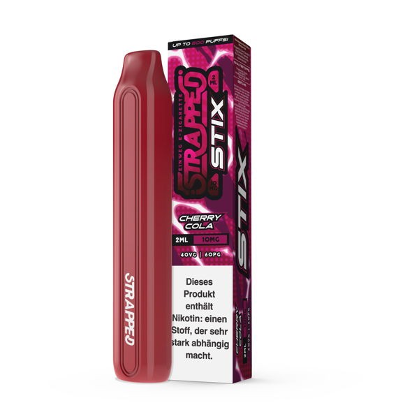 Strapped STIX Einweg E-Zigarette Cherry Cola 10 mg/ml