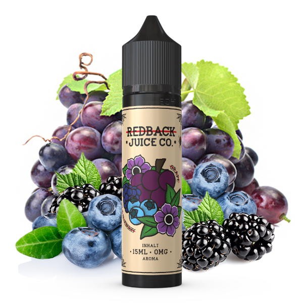 Traube Brombeere Heidelbeere Aroma Redback Juice Co