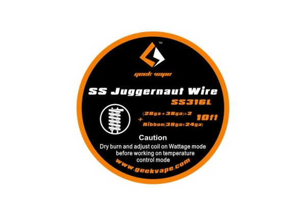 Geekvape SS Juggernaut Wire SS316L Wickeldraht